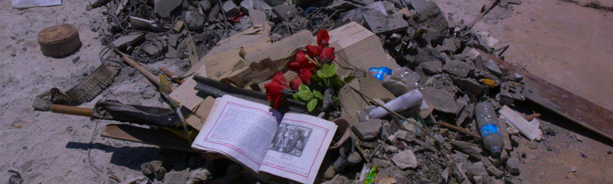 Grave in Qaraqosh, Iraq