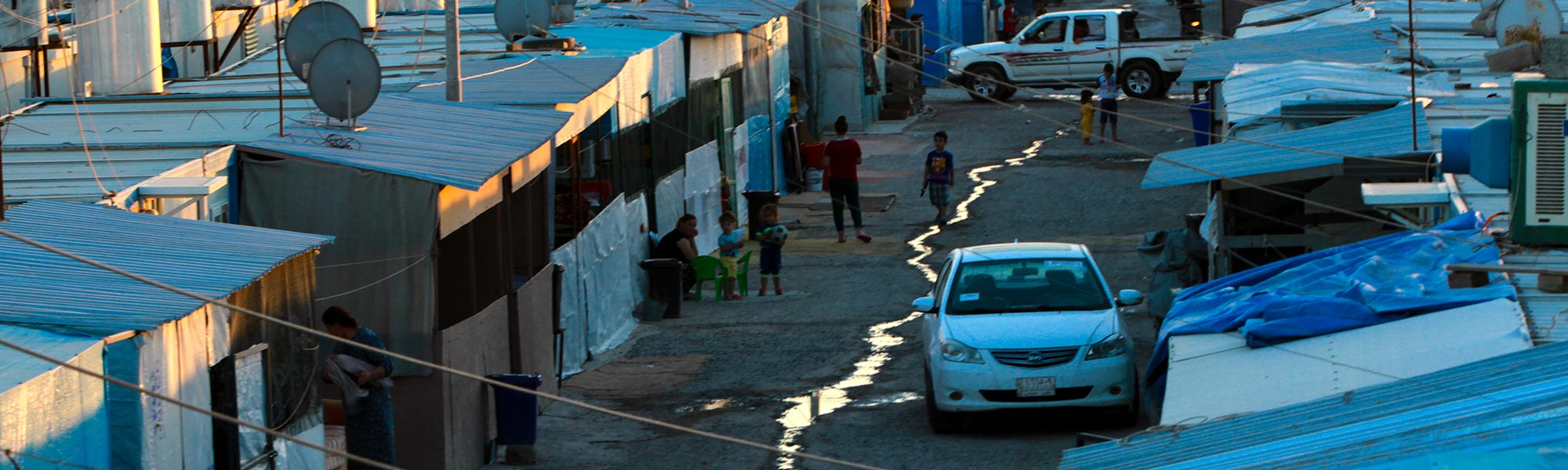 Christian IDP/Refugee camp in Erbil, Iraq
