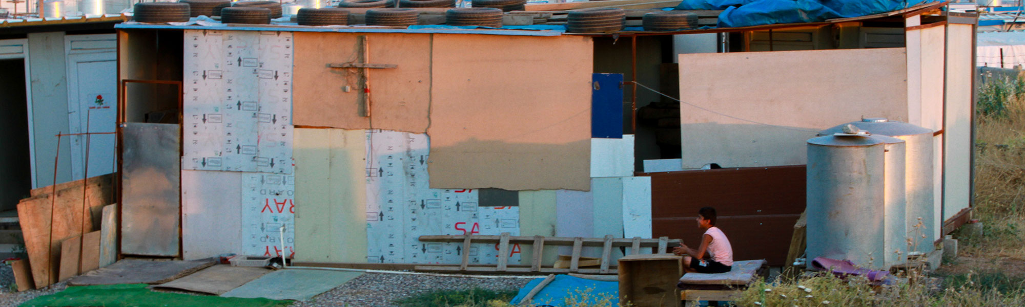 Christian IDP/Refugee camp in Erbil, Iraq
