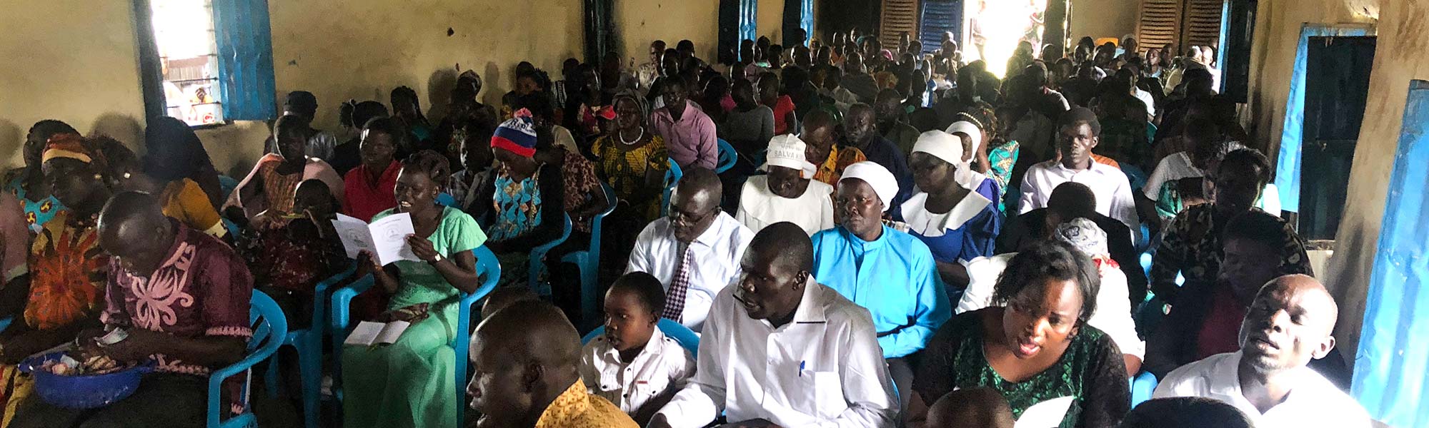 Rev. John Chol Daau at St. Luke's Episcopal Church in Munuki, South Sudan