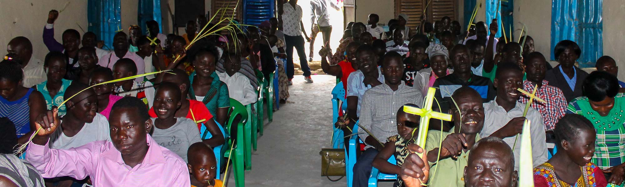 Palm Sunday at St. Luke's Episcopal Church in Munuki, South Sudan